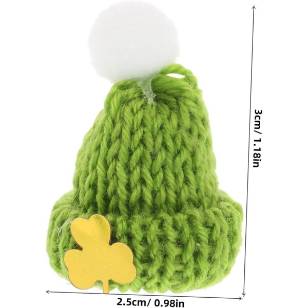 Mini cappellini verdi per feste 20 pezzi - decorazioni Irlanda e Natale