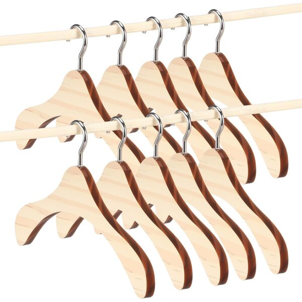 ifundom 10 Mini Appendini in Legno per Abiti di Bambole 15 cm - Organizer Bambolekleidung