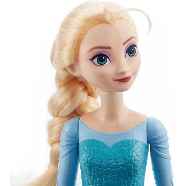 Mattel Disney Elsa Puppe Die Eiskönigin con Capelli Biondi e Scarpe Estraibili