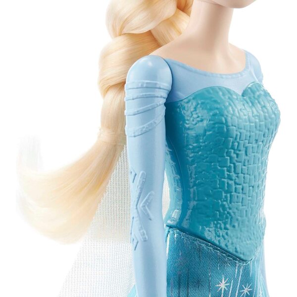 Mattel Disney Elsa Puppe Die Eiskönigin con Capelli Biondi e Scarpe Estraibili