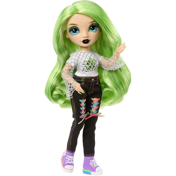 Rainbow High Style Icons Jade bambola da 28 cm con 13 punti di articolazione e outfit extra