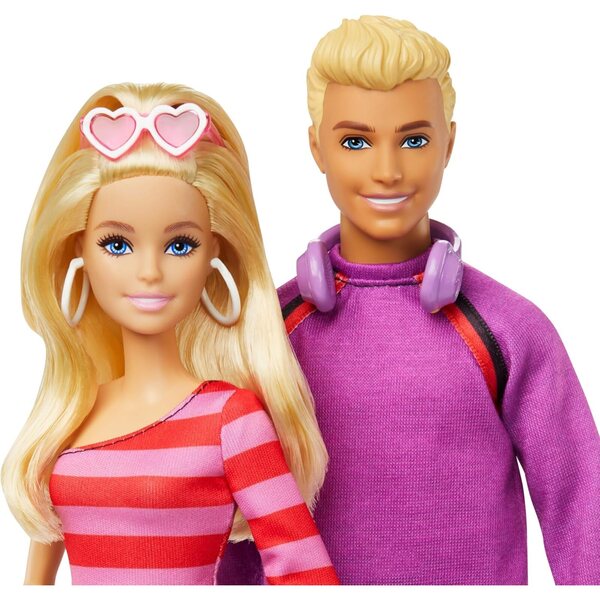 Barbie Fashionistas 65° Anniversario con Barbie e Ken Rollerskate e Accessori