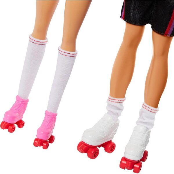 Barbie Fashionistas 65° Anniversario con Barbie e Ken Rollerskate e Accessori