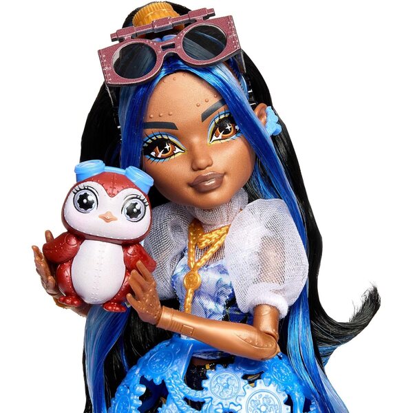 Monster High Robecca Steam con Pinguino Captain Penny e 7 Accessori Originali