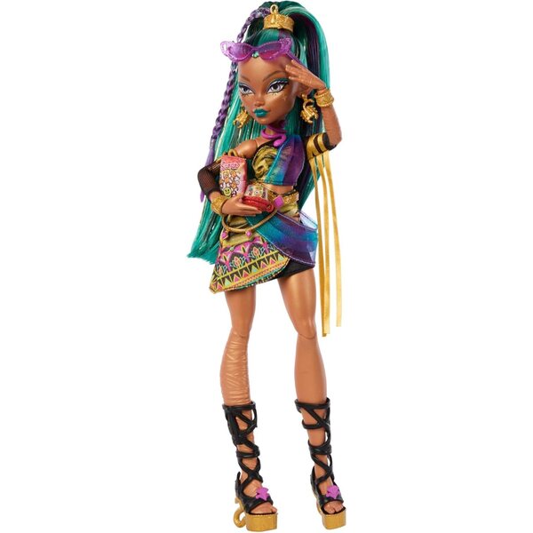 Monster High Nefera De Nile Mummy Queen Figur mit Zubehör und Haustier