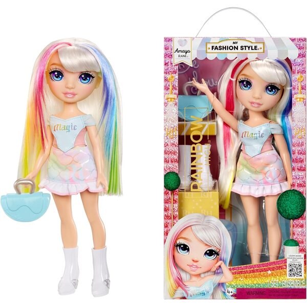 Modna lutka Rainbow High Amaya od 28 cm s odjećom i dodacima u boji Rainbow
