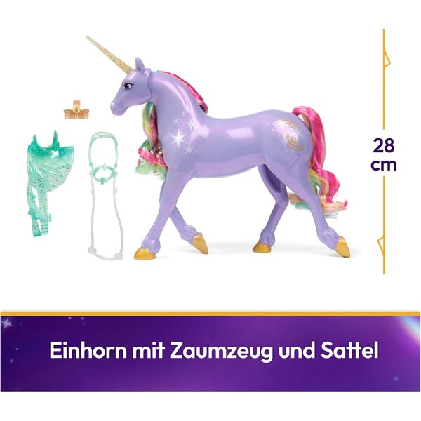 Unicorno Wildstar 28 cm - Giocattolo Originale Unicorn Academy con Manto Magico e Accessori