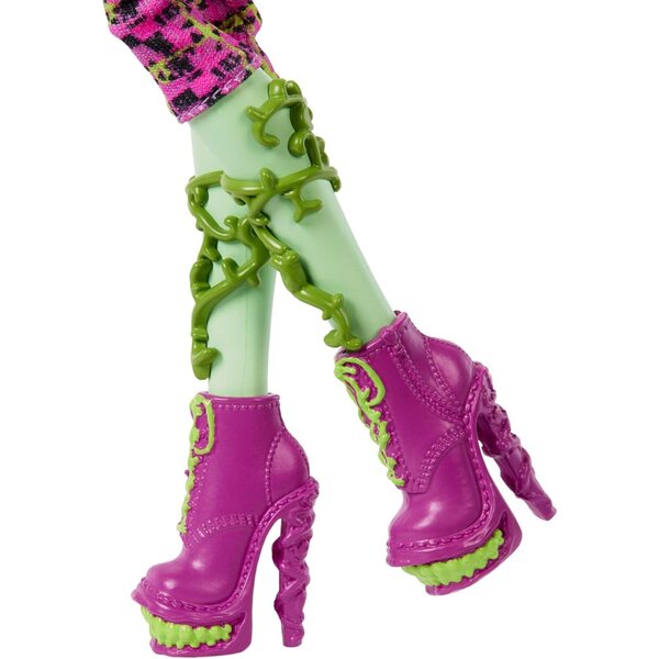 Venus McFlytrap Monster High - συλλεκτική κούκλα με βάση, ημερολόγιο και αξεσουάρ