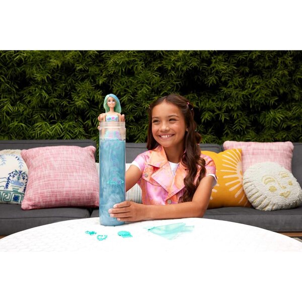 Barbie Color Reveal Mermaid-Serie: 6 Überraschungen und Veränderung der Haarfarbe