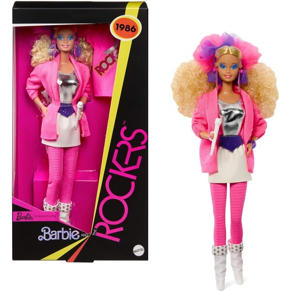 Barbie Signature Rockstars zum 40-jährigen Jubiläum: 80er-Jahre-Repro-Poupée mit Ausstellungsstand