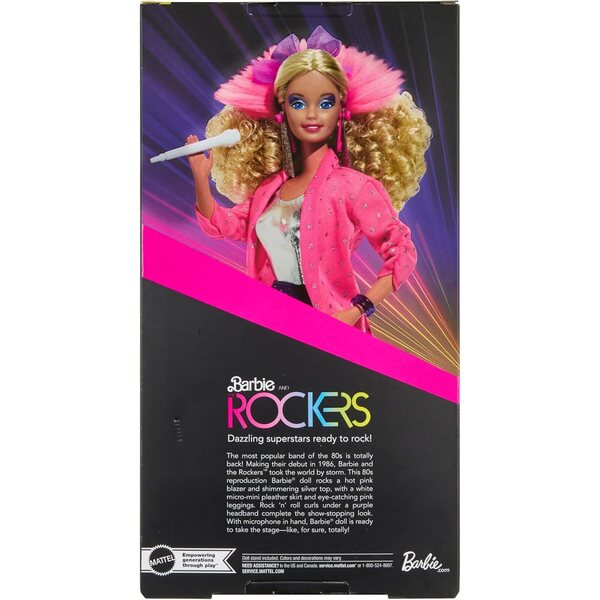 Barbie Signature Rockstars zum 40-jährigen Jubiläum: 80er-Jahre-Repro-Poupée mit Ausstellungsstand