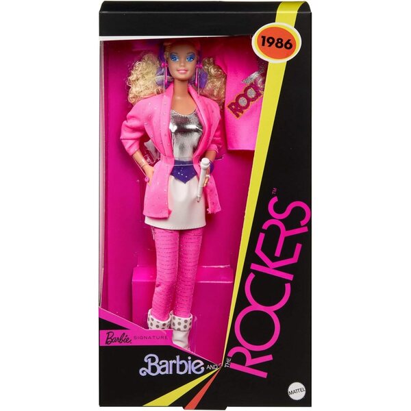 Barbie Signature Rockstars zum 40-jährigen Jubiläum: 80er-Jahre-Repro-Poupée mit Ausstellungsstand