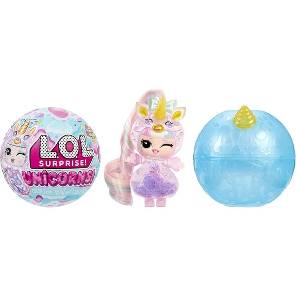 L.O.L. Surprise Unicorn Tots: Sammelpuppen mit transparentem Körper und Lavalampeneffekt