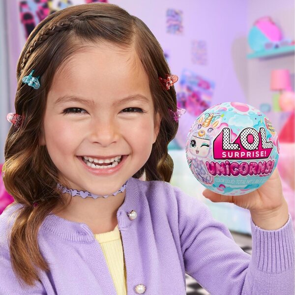 L.O.L. Surprise Unicorn Tots: Sammelpuppen mit transparentem Körper und Lavalampeneffekt