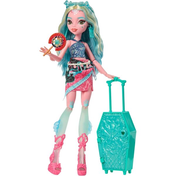 Monster High Skulltimate Secrets Lagoona Blue mit über 19 Accessoires und Reisekoffer