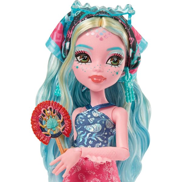 Monster High Skulltimate Secrets Lagoona Blue mit über 19 Accessoires und Reisekoffer