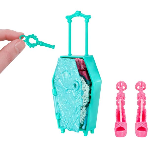 Monster High Skulltimate Secrets Lagoona Blue mit über 19 Accessoires und Reisekoffer