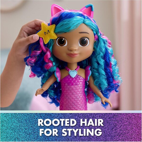Gabby e la Casa Magica – Pupa Sirena 35 cm con Luci, Suoni e Accessori per Bambini