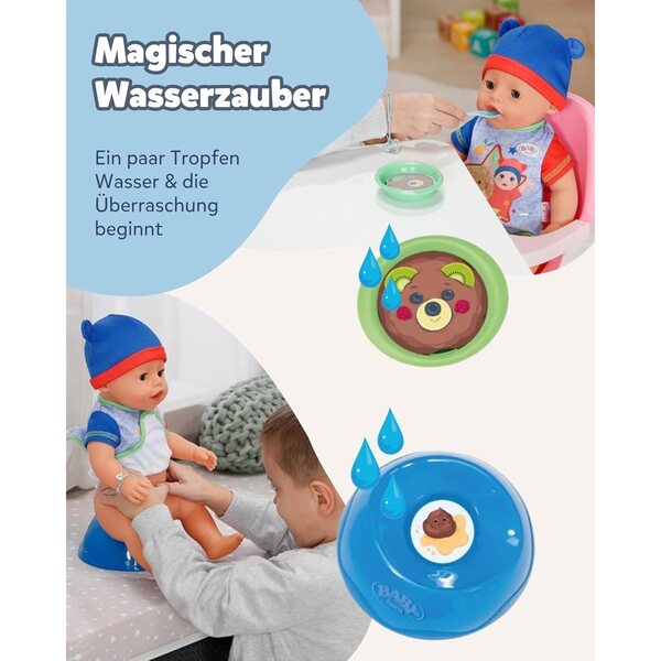 BABY Born Jonas - Pupo 43 cm mit 10 echten Funktionen und ohne Batterien für Kinder ab 3 Jahren