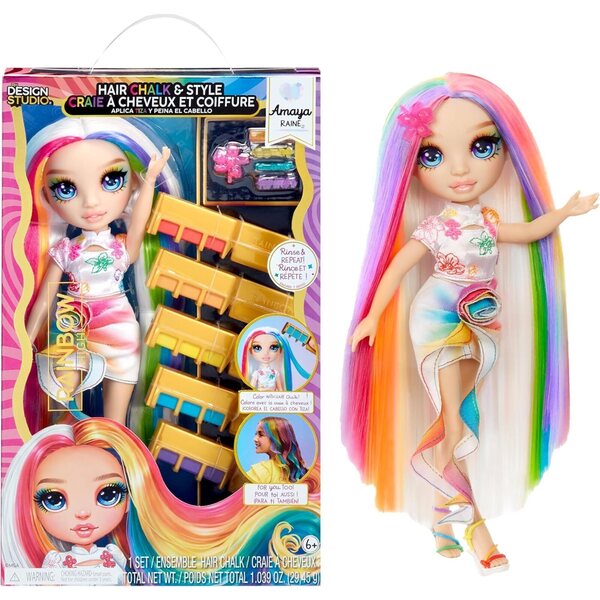 Rainbow High Amaya Puppa с комплект Haarkreide 28 см - цвят, стил и игра