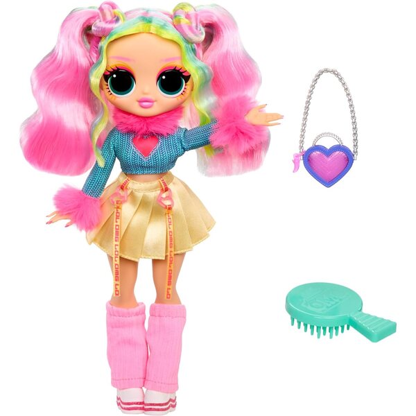L.O.L. Überraschung! OMG Bubblegum DJ – Modepuppe mit einzigartigem Stil und rosa Accessoires