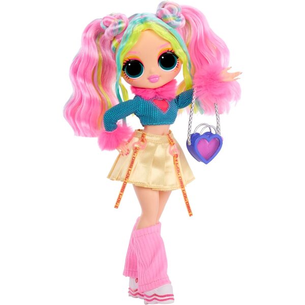 L.O.L. Überraschung! OMG Bubblegum DJ – Modepuppe mit einzigartigem Stil und rosa Accessoires