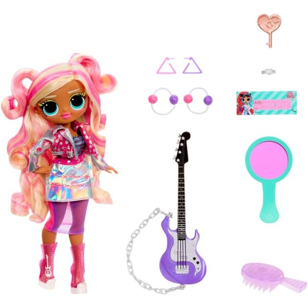 L.O.L. Überraschung! OMG Eye Spy Series Rockstar – Babe mit Mode und Accessoires zum Entdecken