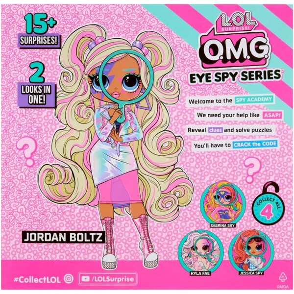 L.O.L. Überraschung! OMG Eye Spy Series Rockstar – Babe mit Mode und Accessoires zum Entdecken