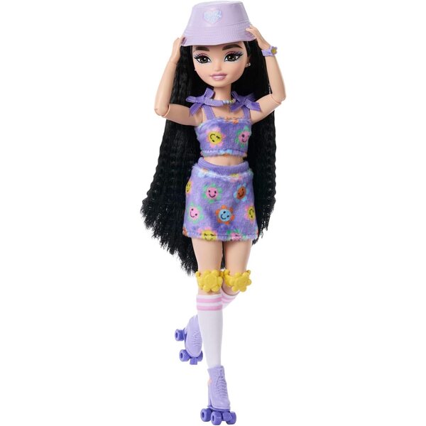 Barbie Dream Besties Renee mit Zubehör, Pupa Moda mit Rollschuh und Blumen-Outfit