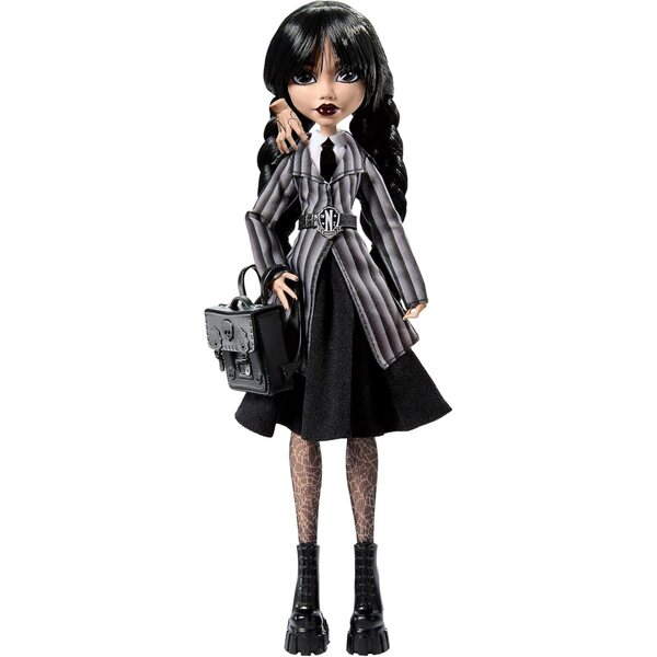 Monster High Wednesday Addams Bambola Nevermore Academy con Accessori Originali