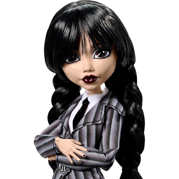 Monster High Wednesday Addams Bambola Nevermore Academy con Accessori Originali