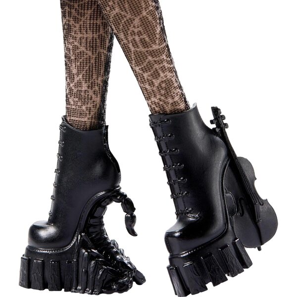 Monster High Wednesday Addams Bambola Nevermore Academy con Accessori Originali