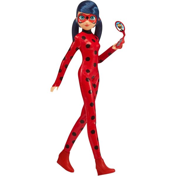 BANDAI Ladybug Figur 26 cm mit Jojo Telefonico und Vinyl-Kostüm