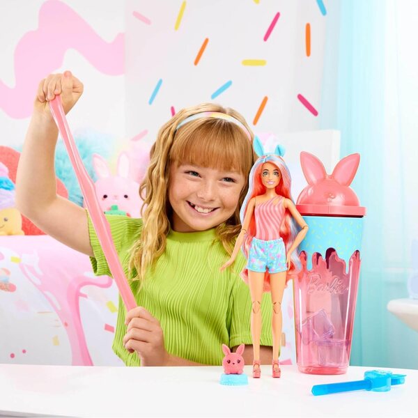 Barbie Pop Reveal Shakes Serie con 8 Sorprese e Profumo - Moda Gattina e Accessori