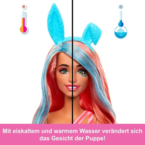 Barbie Pop Reveal Shakes Serie con 8 Sorprese e Profumo - Moda Gattina e Accessori