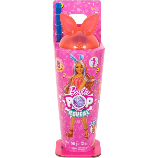 Barbie Pop Reveal Shakes Serie con 8 Sorprese e Profumo - Moda Gattina e Accessori