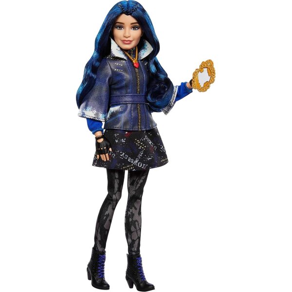 Mattel Descendants Evie 10th Anniversary-pop met afneembare jurk en accessoires