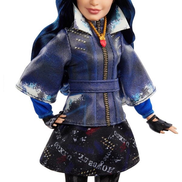 Mattel Descendants Evie 10th Anniversary-pop met afneembare jurk en accessoires