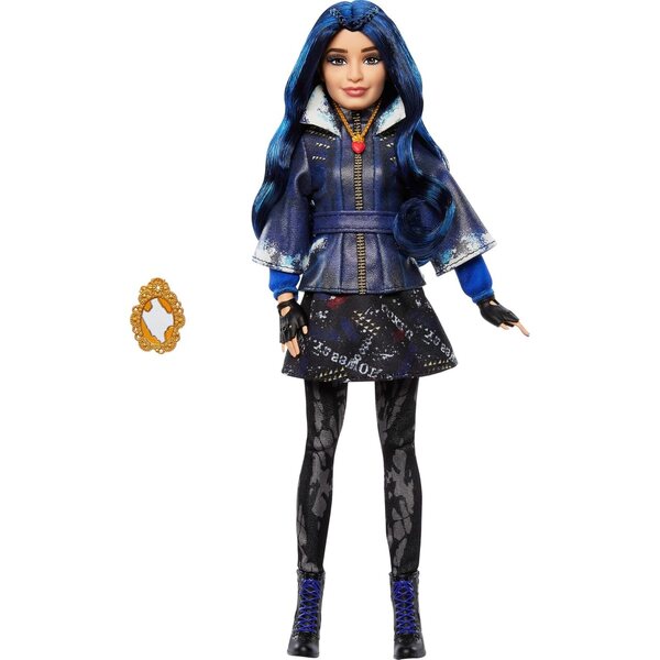 Mattel Descendants Evie 10th Anniversary-pop met afneembare jurk en accessoires