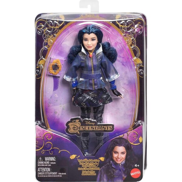 Mattel Descendants Evie 10th Anniversary-pop met afneembare jurk en accessoires