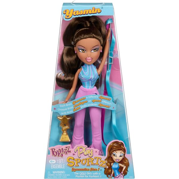 Bratz Play Sportz Yasmin: Sportpuppe mit Turnzubehör und Mode