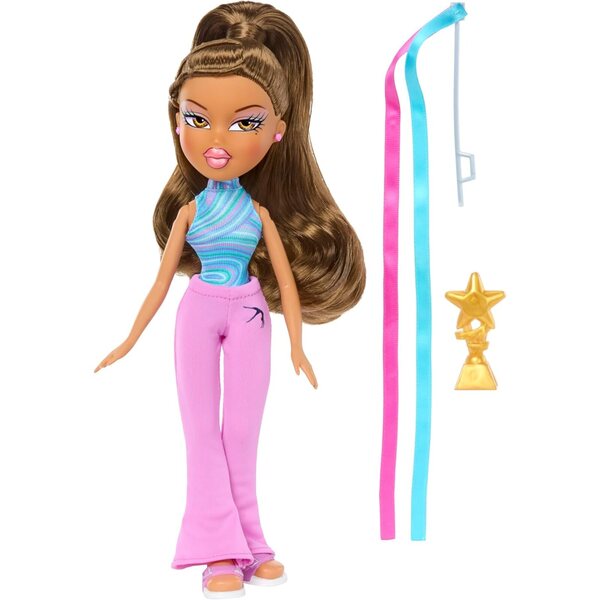 Bratz Play Sportz Yasmin: Sportpuppe mit Turnzubehör und Mode
