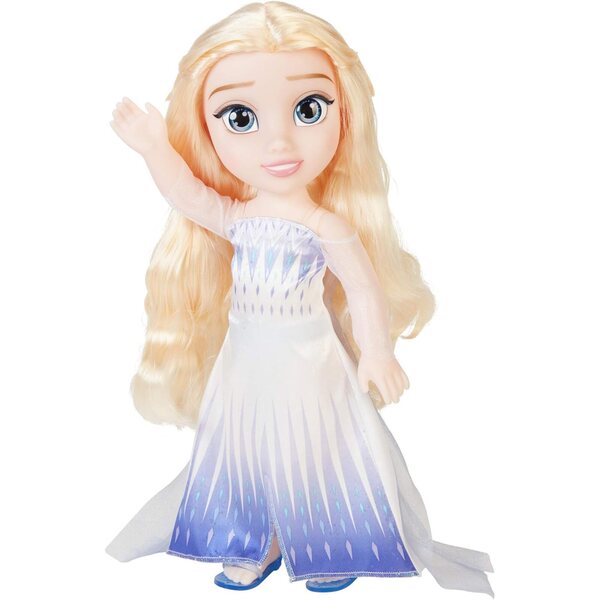 Elsa Frozen 2 35 cm große Puppe mit detaillierten Augen und elegantem Kleid für Mädchen ab 3 Jahren