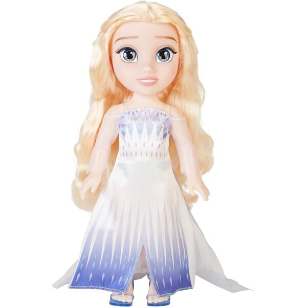 Elsa Frozen 2 35 cm große Puppe mit detaillierten Augen und elegantem Kleid für Mädchen ab 3 Jahren
