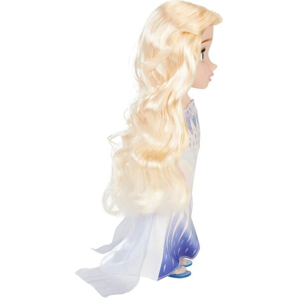 Elsa Frozen 2 35 cm große Puppe mit detaillierten Augen und elegantem Kleid für Mädchen ab 3 Jahren