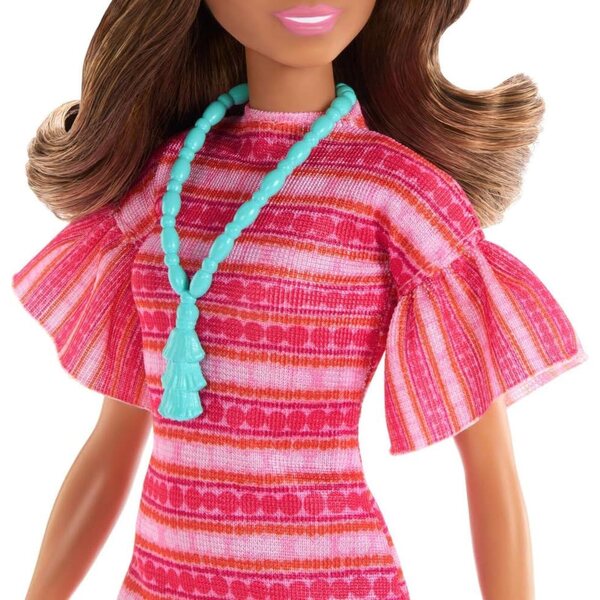 Barbie Teresa Moda Amicizia con Outfit Rosa e Accessori Inclusi per Bambini