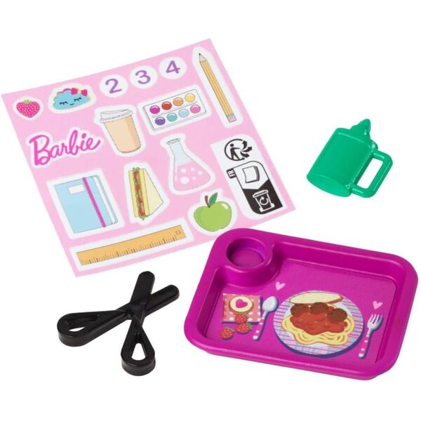 Barbie insegnante con bambola e accessori scuola, gioco educativo per bambini 3+