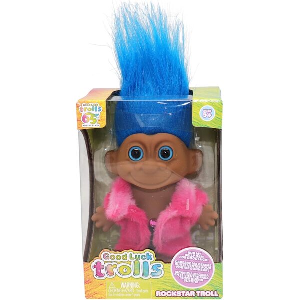 Good Luck Trolls 10,2 cm: Trollpuppen aus den 80er und 90er Jahren, nostalgisches Sammlerspielzeug