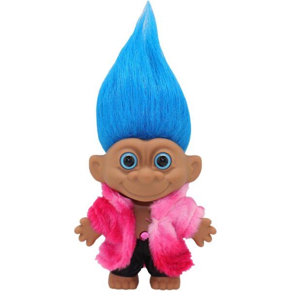Good Luck Trolls 10,2 cm: Trollpuppen aus den 80er und 90er Jahren, nostalgisches Sammlerspielzeug