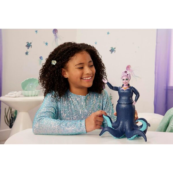 Mattel Disney Arielle la Sirenetta Ursula con Tentacoli Mobili e Dettagli Brillanti